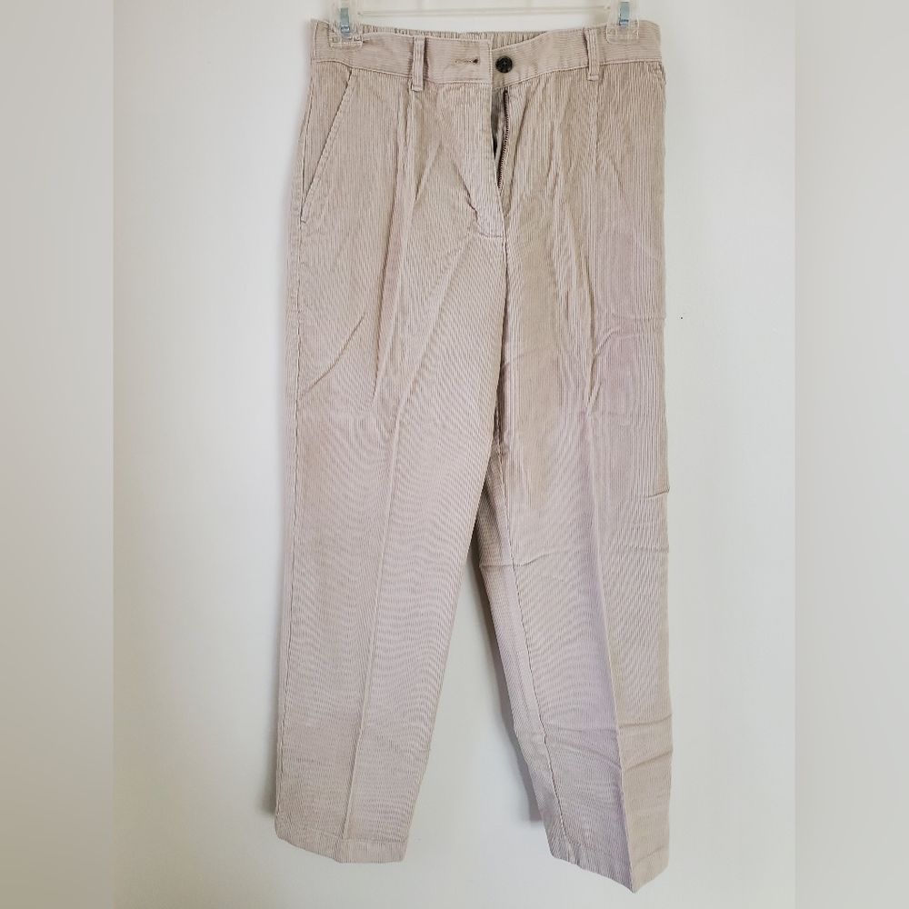 Vintage Women’s L.L. Bean Light Tan Courderoy Pants - 4P, 4T